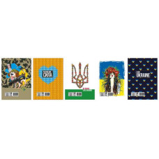 Блокнот патріотичний А7/36 арк на пружині збоку