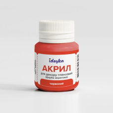 Акрил для декору - Червоний