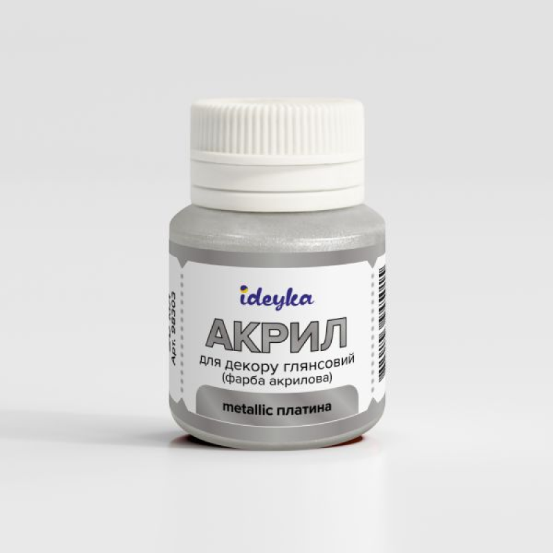 Акрил для декору - Metallic Платина