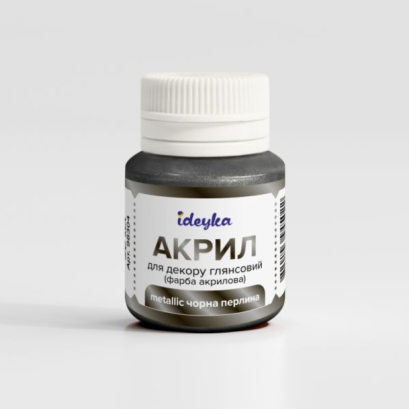 Акрил для декору - Metallic Чорна перлина