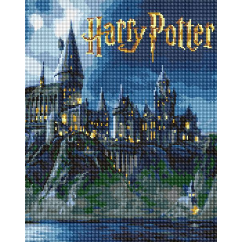 Алмазна мозаїка - Harry Potter: Гоґвортс вночі ©Warner Bros.