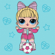 Картина за номерами - L.O.L Surprise! Game on. Suite Princess