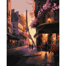 Картина за номерами - Французькі вулички ©art_selena_ua