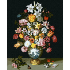Картина за номерами - Квіткова симфонія ©Ambrosius Bosschaert de Oude