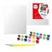 Картина за номерами - Білосніжні бутони з фарбами металік ©art_selena_ua