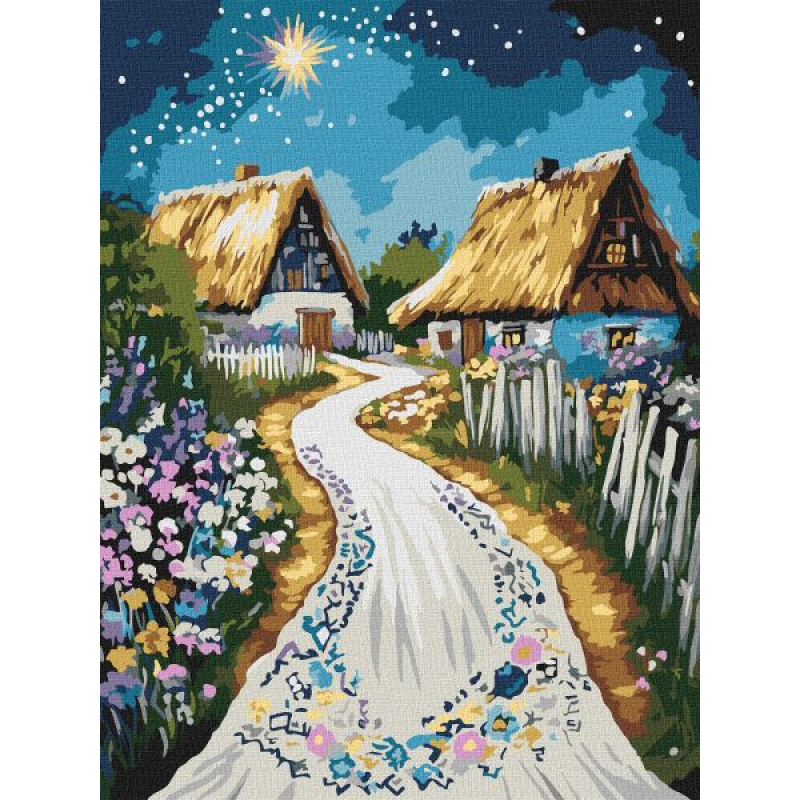 Картина за номерами - Хатина ©art_selena_ua