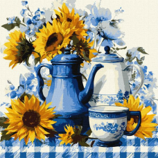 Картина за номерами - Сонячна кава ©art_selena_ua