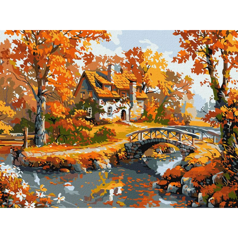 Картина за номерами - Ранковий затишок ©art_selena_ua