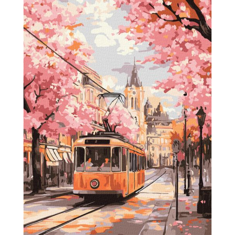 Картина за номерами - Рожевий шлях ©art_selena_ua