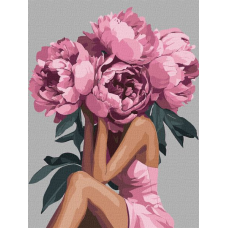 Картина за номерами - Мрійливість з фарбами металік extra ©victoria_art___