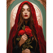 Картина за номерами - Зачарована ©art_selena_ua
