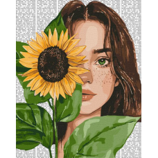 Картина за номерами - Барвиста поезія: Соняшник ©art_selena_ua