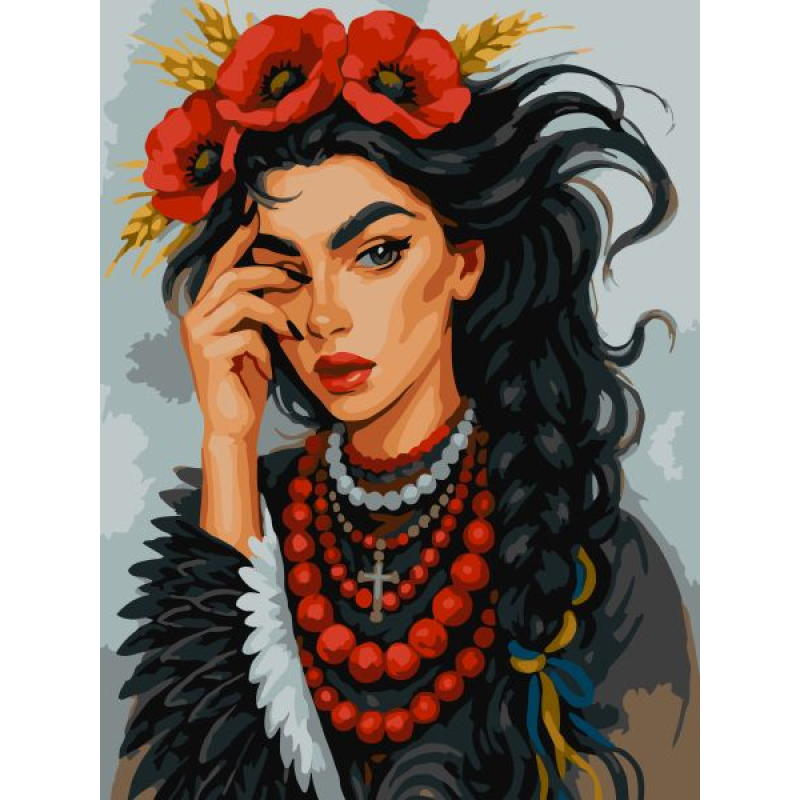 Картина за номерами - Крилата ©art_selena_ua