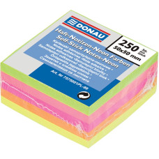 Блок для нотаток 50х50/250арк., неон, асорті