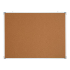 Дошка коркова, 90x120см, ал. рамка