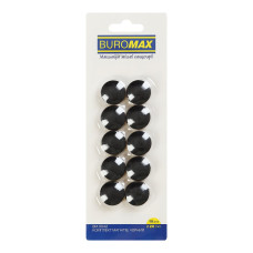 Комплект магнітів BLACK, 10 шт*20 мм