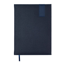 Щоденник недат. VERTICAL, A5, синій, штуч.шкіра/поролон, 336 стор