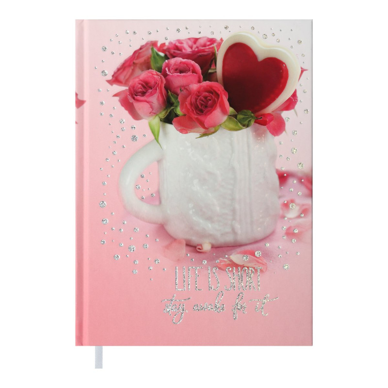Щоденник недат. ROMANTIC, A5, рожевий