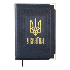 Щоденник недат. STATUT, A5, синій, штучна шкіра/поролон