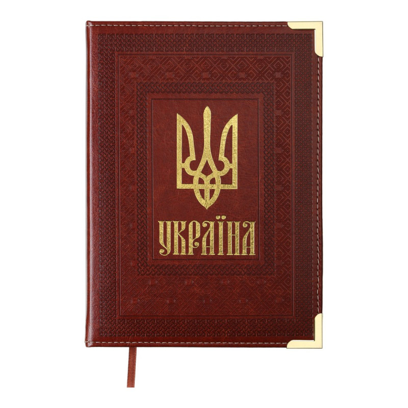 Щоденник недат. STATUT, A5, світло-коричневий, штучна шкіра
