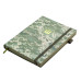 Щоденник недат. MILITARY, A5, світло-зелений, штуч.шкіра, 336 стор