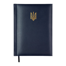 Щоденник недат. POWERFUL, A5, темно-синій, бумвініл/поролон, 336 стор