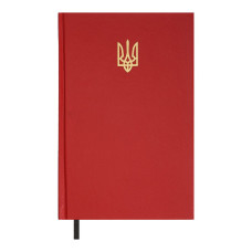 Щоденник недат. AIRY, A5, червоний , бумвініл