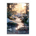 Календар настінний 2027 р., А3, 1 пружина, Seasons landscape