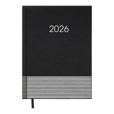 Щоденник датований 2027 PARALLEL, A5, чорний