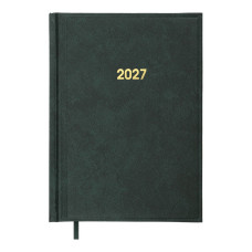 Щоденник датований 2027 BASE, А5, зелений