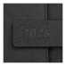 Щоденник датов. 2027 ENIGMA, A5, чорний, штуч. шкіра/поролон