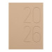 Щоденник датов. 2027 MORANDI STYLE, A5, пісочний, штучна шкіра