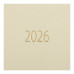 Щоденник датов. 2027 PANDORA, A5, бежевий, штуч.шкіра