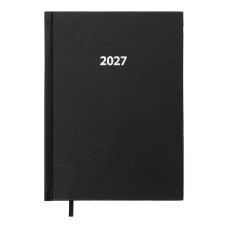 Щоденник датов. 2027 STRONG, A5, чорний, вінілпапір