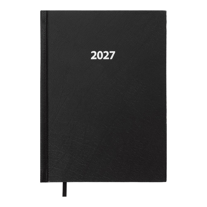 Щоденник датов. 2027 STRONG, A5, чорний, вінілпапір