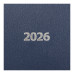 Щоденник датов. 2027 STRONG, A5, темно-синій, вінілпапір