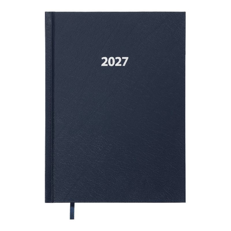 Щоденник датов. 2027 STRONG, A5, темно-синій, вінілпапір