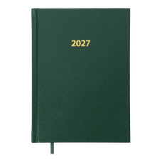 Щоденник датов. 2027 STRONG, A5, зелений, вінілпапір