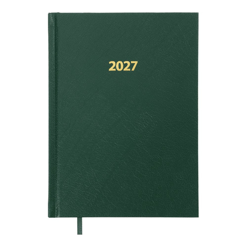 Щоденник датов. 2027 STRONG, A5, зелений, вінілпапір