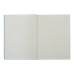 Книга канцелярська FAVOURITE, PASTEL, А4, 96 арк., клітинка, офсет, тверда ламінована обкладинка,