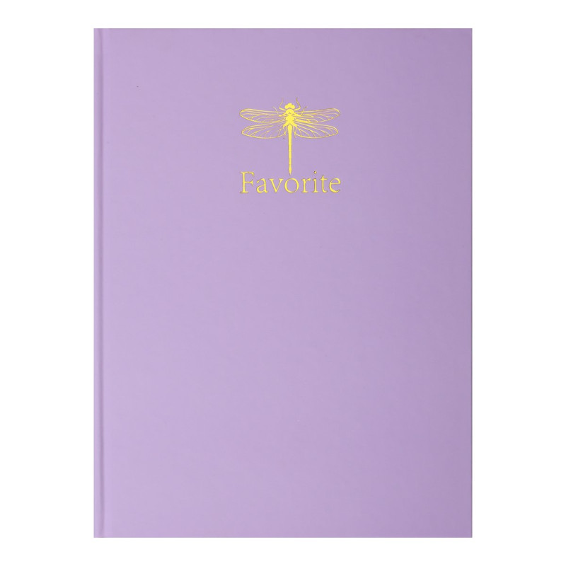 Книга канцелярська FAVOURITE, PASTEL, А4, 96 арк., клітинка, офсет, тверда ламінована обкладинка, б