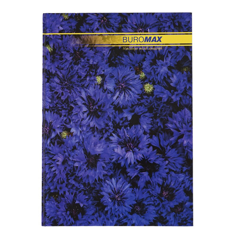 Книга канцелярська NATURE, А4, 96 арк., клітинка, офсет, тверда лам. обкладинка, асорті