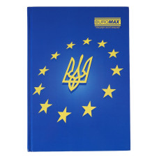 Книга канцелярська UKRAINE, А4, 192 арк., клітинка, офсет, тверда лам. обкладинка, асорті
