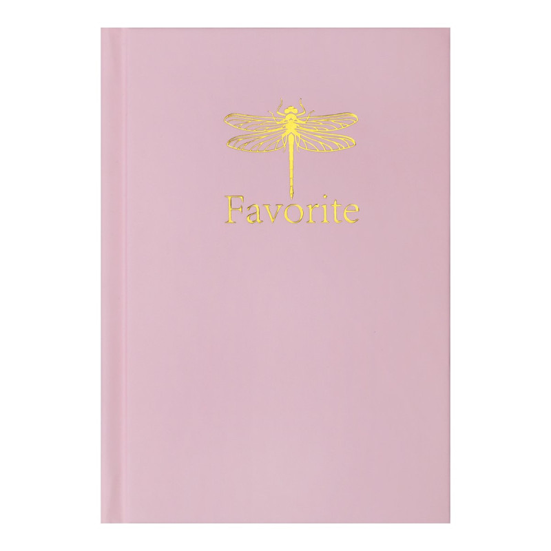 Записна книжка FAVOURITE, PASTEL, А6, 96 арк., кліт, офсет крем, тв. лам. обкл., рожева Записна книжка FAVOURITE, PASTEL, А6, 96 арк., кліт, офсет крем, тв. лам. обкл., рожева