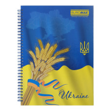 Зошит для нотаток MY COUNTRY, PATRIOT, А4, 96 арк., клітинка, тверда обкладинка з ламінацією