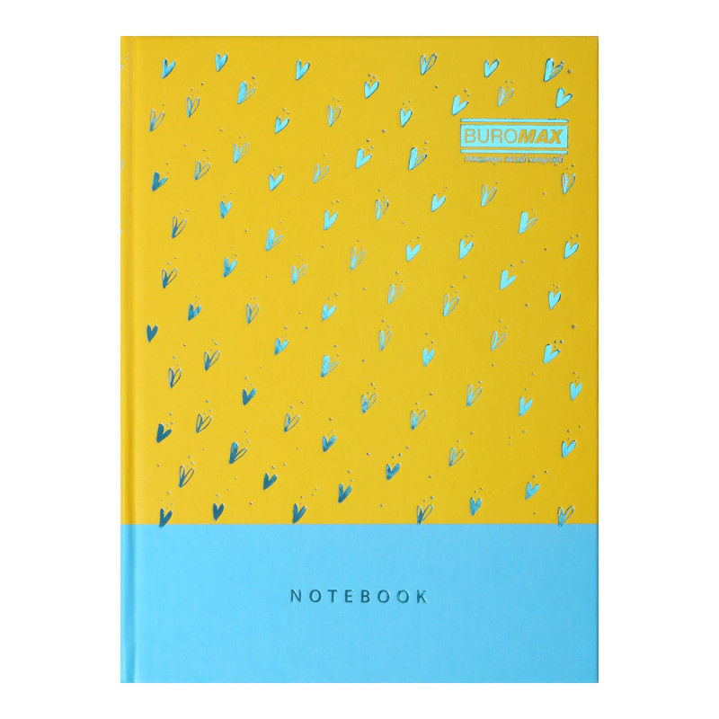 Записна книжка INTENSO, А5, 96 арк., клітинка, тверда картонна обкладинка, жовта Записна книжка INTENSO, А5, 96 арк., клітинка, тверда картонна обкладинка, жовта