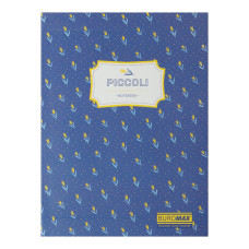 Записна книжка PICCOLI, А5, 80 арк., клітинка, інтегральна обкладинка, синя