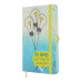 Книжка записна IDEA, на гумці, 136х207мм, 96 арк., кліт., офсет крем., тв.лам.обкл., блакитна