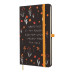 Книжка записна PIANTE, на гумці, 136х207мм, 96 арк., кліт., офсет крем., тв.лам.обкл., коричнева