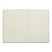 Книжка записна ORCHID, на гумці, А5, 96 арк., клітинка, офсет крем., тв.лам.обл., лавандова